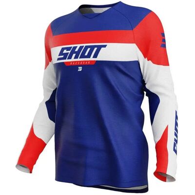 Shot Race Gear Crossshirt Azul-Rojo - Jersey de Motocross Shot Race Gear Crossshirt Azul-Rojo - Jersey de Motocross
