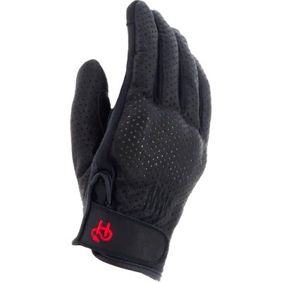 Helstons Guantes De Cuero Perforado Leader Air Black 10 Helstons Guantes De Cuero Perforado Leader Air Black 10