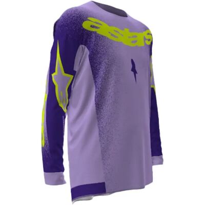 Alpinestars Maillot De Manga Larga Supertech Scenz Purple / Yellow Fluor 6 Años Alpinestars Maillot De Manga Larga Supertech Scenz Purple / Yellow Fluor 6 Años