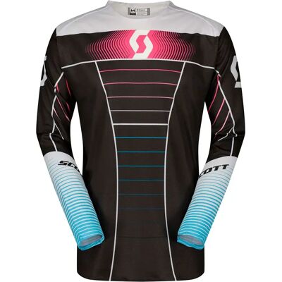 Scott Maillot De Manga Larga Podium Pro Stealth Blue / Radiant Pink S Scott Maillot De Manga Larga Podium Pro Stealth Blue / Radiant Pink S