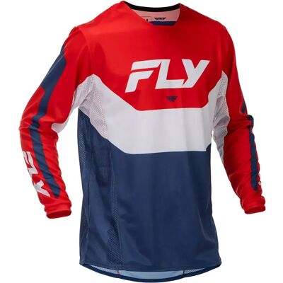 Fly Racing Maillot De Manga Larga Kinetic Blue / Red / White L Fly Racing Maillot De Manga Larga Kinetic Blue / Red / White L