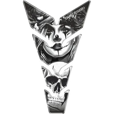 Puig Protector De Depósito De Gasolina Skull & Poker Black One Size Puig Protector De Depósito De Gasolina Skull & Poker Black One Size