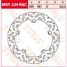 Trw Rac-design Bmw K 1200 Lt Abs 99 Front Brake Disc Plateado