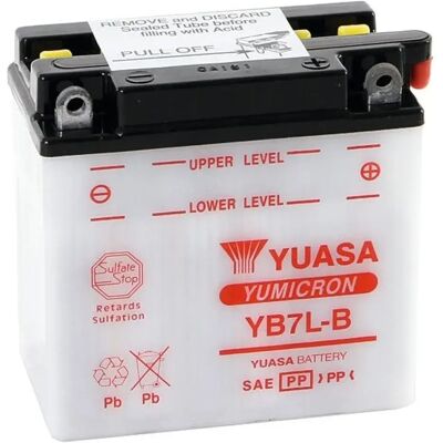 Yuasa Batería Agm Yb7l-b-dc Mulicolor One Size Yuasa Batería Agm Yb7l-b-dc Mulicolor One Size
