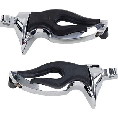 Kuryakyn Estriberas Flamin´ Silver / Black One Size Kuryakyn Estriberas Flamin´ Silver / Black One Size