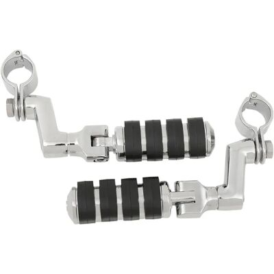 Kuryakyn Estriberas Highway 7999 Silver / Black One Size Kuryakyn Estriberas Highway 7999 Silver / Black One Size
