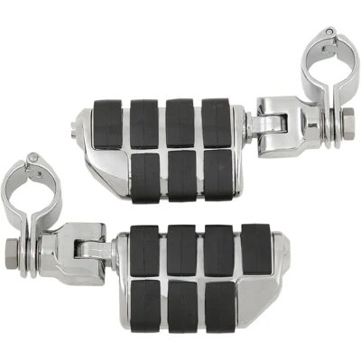 Kuryakyn Estriberas Iso 7992 Silver / Black One Size Kuryakyn Estriberas Iso 7992 Silver / Black One Size