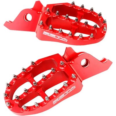 Zeta Estriberas Honda Cr 125 02-07 Ze93-1022 Red One Size Zeta Estriberas Honda Cr 125 02-07 Ze93-1022 Red One Size