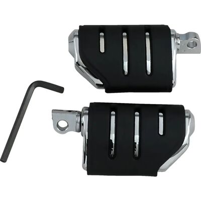 Kuryakyn Estriberas Kur7592 Black / Chrome / Black One Size Kuryakyn Estriberas Kur7592 Black / Chrome / Black One Size