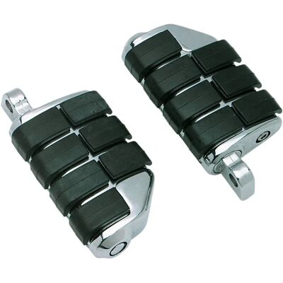 Kuryakyn Estriberas Kur8028 Black / Chrome / Black One Size Kuryakyn Estriberas Kur8028 Black / Chrome / Black One Size