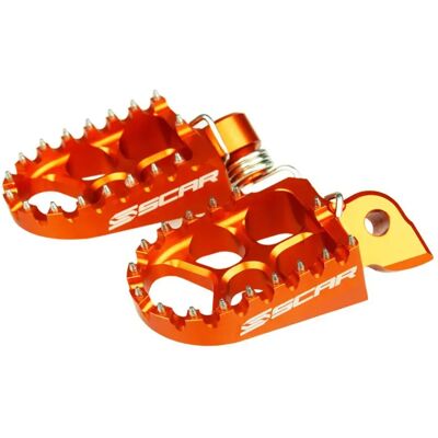 SCAR - Evolution MX/Enduro - Naranja - Una talla - Reposapiés SCAR - Evolution MX/Enduro - Naranja - Una talla - Reposapiés