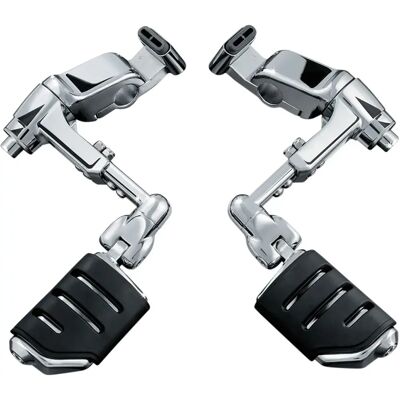 Kuryakyn Soporte De Estriberas De Piloto Ergo Iii Kur4081 Black / Chrome One Size Kuryakyn Soporte De Estriberas De Piloto Ergo Iii Kur4081 Black / Chrome One Size