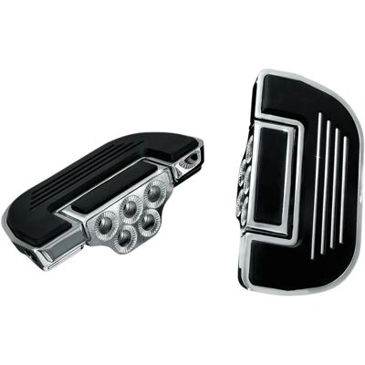 Kuryakyn Estribos Kur4351 Black / Chrome One Size Kuryakyn Estribos Kur4351 Black / Chrome One Size