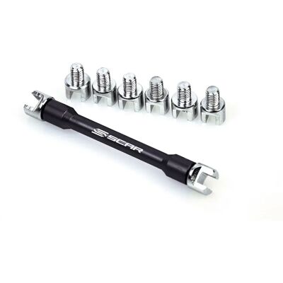 Scar Llave De Radios Sswk Black One Size Scar Llave De Radios Sswk Black One Size