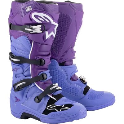 Alpinestars Botas Off-road Tech 7 Double Purple / White EU 49 1/2 Alpinestars Botas Off-road Tech 7 Double Purple / White EU 49 1/2