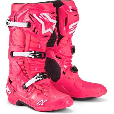Alpinestars Botas Off-road Tech 10 Diva Pink / White EU 47 Alpinestars Botas Off-road Tech 10 Diva Pink / White EU 47