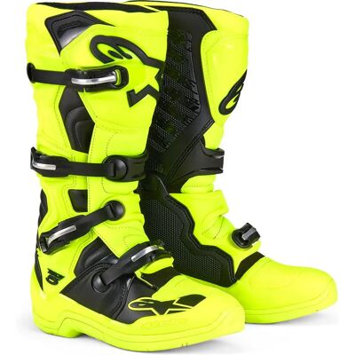 Alpinestars Botas Off-road Tech 5 Yellow Fluo / Black EU 38 Alpinestars Botas Off-road Tech 5 Yellow Fluo / Black EU 38