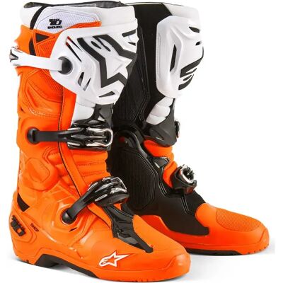 Alpinestars Botas Off-road Tech 10 Enduro Orange Fluor / Black / White EU 40 1/2 Alpinestars Botas Off-road Tech 10 Enduro Orange Fluor / Black / White EU 40 1/2