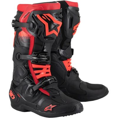 Alpinestars Botas Off-road Tech 10 Black / Red EU 49 1/2 Alpinestars Botas Off-road Tech 10 Black / Red EU 49 1/2