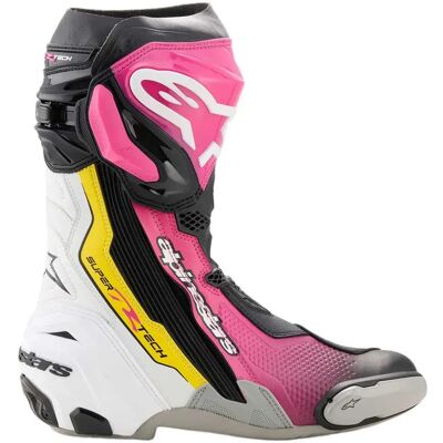 Alpinestars Botas Deportivas Supertech R Black / Magenta / White / Yellow EU 43 Alpinestars Botas Deportivas Supertech R Black / Magenta / White / Yellow EU 43