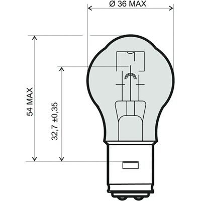 Rms Bombilla 12v 45/40w B 10 Unidades White One Size Rms Bombilla 12v 45/40w B 10 Unidades White One Size