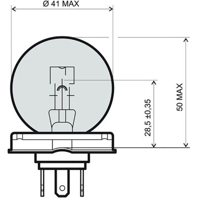Rms Bombilla 12v 45/40w P 10 Unidades White One Size Rms Bombilla 12v 45/40w P 10 Unidades White One Size