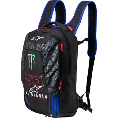 Alpinestars Mochila Fq20 City Hunter V2 Monster Black / Red Fluo Blue Green One Size Alpinestars Mochila Fq20 City Hunter V2 Monster Black / Red Fluo Blue Green One Size