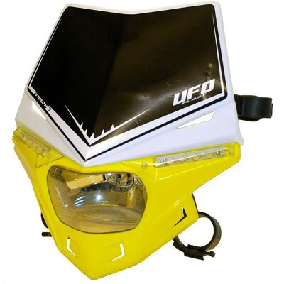 Ufo Faro Delantero Stealth White / Yellow One Size Ufo Faro Delantero Stealth White / Yellow One Size