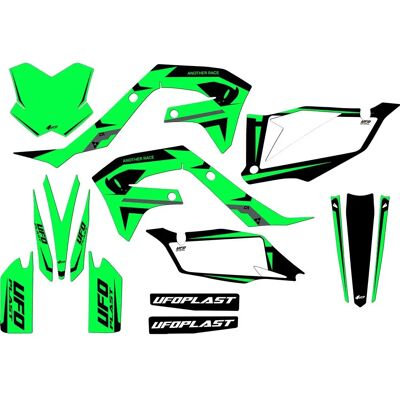 Ufo Pegatinas Apodis Kawasaki Fluo Green One Size Ufo Pegatinas Apodis Kawasaki Fluo Green One Size