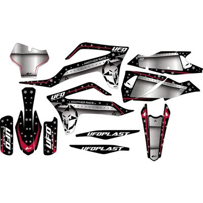 Ufo Pegatinas Stardust Gas Gas Black One Size Ufo Pegatinas Stardust Gas Gas Black One Size