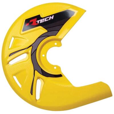 Rtech Protector De Disco Delantero Universal Yellow One Size Rtech Protector De Disco Delantero Universal Yellow One Size
