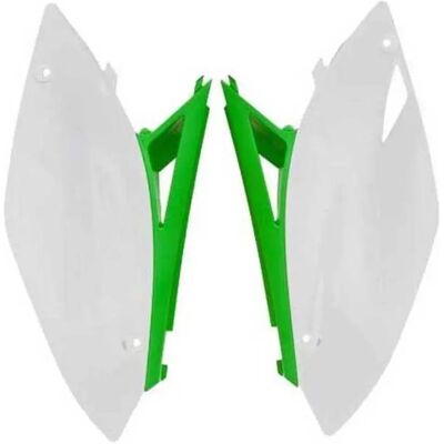 Rtech Paneles Laterales Kawasaki Kx 250 F 2009-2012/kx 450 F 2009-2011 White / Green One Size Rtech Paneles Laterales Kawasaki Kx 250 F 2009-2012/kx 450 F 2009-2011 White / Green One Size