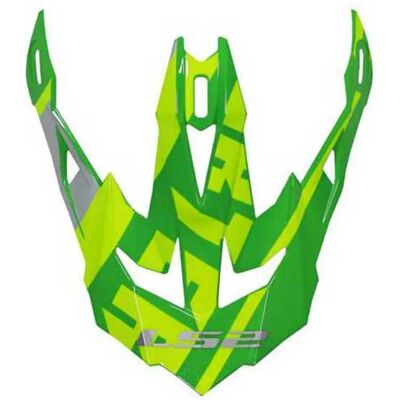 Ls2 Visera Mx700 Gammax High Vis Yellow / Green One Size Ls2 Visera Mx700 Gammax High Vis Yellow / Green One Size
