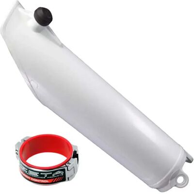 Zeta Protectores De Horquilla Honda Crf 250 R/450 R 04-20 White One Size Zeta Protectores De Horquilla Honda Crf 250 R/450 R 04-20 White One Size