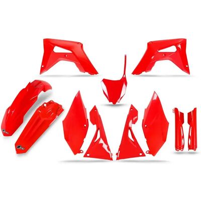 Ufo Kit De Plásticos Honda Crf 450 R 17-20 Hokit126@111 Grey / Red One Size Ufo Kit De Plásticos Honda Crf 450 R 17-20 Hokit126@111 Grey / Red One Size