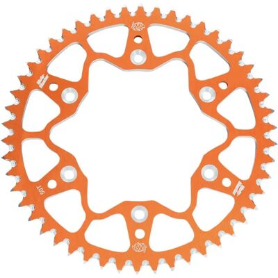 MotoMaster Alu Anti-Sucia Pas 420 49 dientes Naranja Corona MotoMaster Alu Anti-Sucia Pas 420 49 dientes Naranja Corona