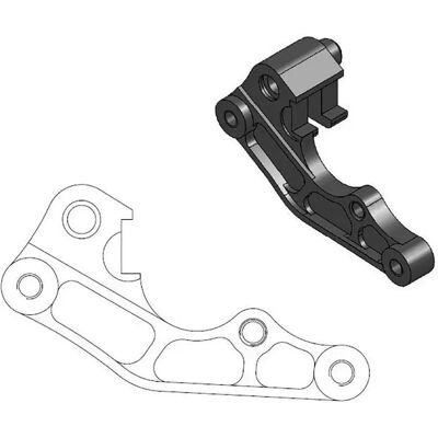 Moto-master Soporte De Reubicación De La Pinza De Freno 260 Mm Yamaha One Size Moto-master Soporte De Reubicación De La Pinza De Freno 260 Mm Yamaha One Size