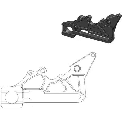 Moto-master Soporte De Reubicación De La Pinza De Freno Gasgas/husqvarna/ktm One Size Moto-master Soporte De Reubicación De La Pinza De Freno Gasgas/husqvarna/ktm One Size