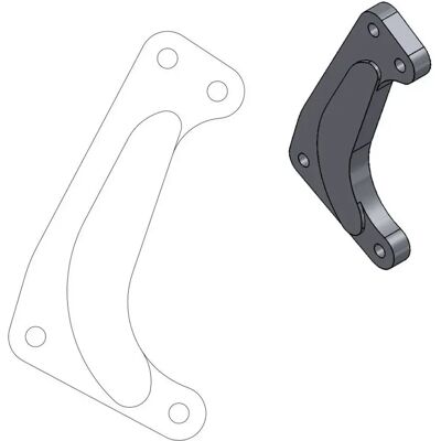 Moto-master Soporte De Reubicación De La Pinza De Freno Supermotard Racing 320 Mm Yamaha 211034 One Size Moto-master Soporte De Reubicación De La Pinza De Freno Supermotard Racing 320 Mm Yamaha 211034 One Size