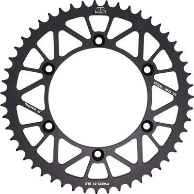 Jt Sprockets Corona Trasera 520 Jta822.51blk Aluminium Black 51t Jt Sprockets Corona Trasera 520 Jta822.51blk Aluminium Black 51t