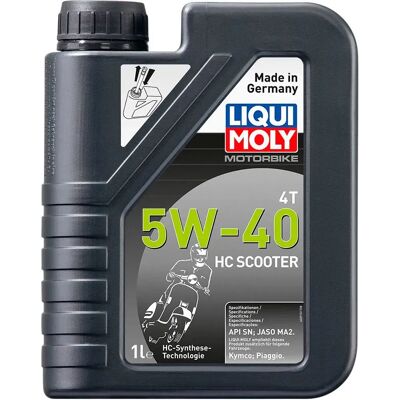 Liqui Moly Motorbike 4T 5W-40 HC Scooter 1L - Aceite de motor Liqui Moly Motorbike 4T 5W-40 HC Scooter 1L - Aceite de motor