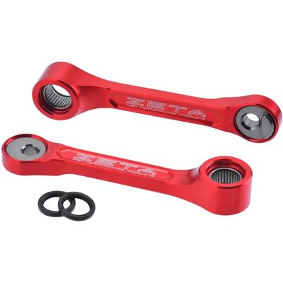 Zeta Kit De Bajada De Altura Honda Crf 250 R 22-23/450 R 21-22 +5 25 Mm Red One Size Zeta Kit De Bajada De Altura Honda Crf 250 R 22-23/450 R 21-22 +5 25 Mm Red One Size