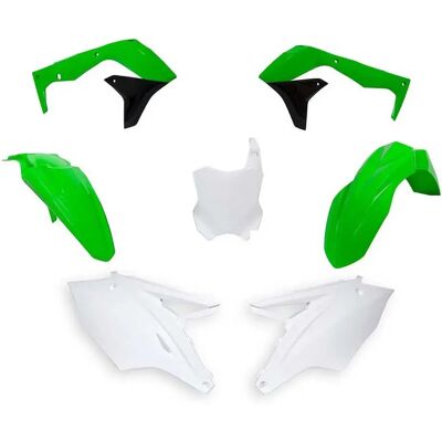 Rtech Kit De Plásticos Kawasaki Kx 450 F 2016-2018 R-kitkxf-oem-517 Green / White One Size Rtech Kit De Plásticos Kawasaki Kx 450 F 2016-2018 R-kitkxf-oem-517 Green / White One Size