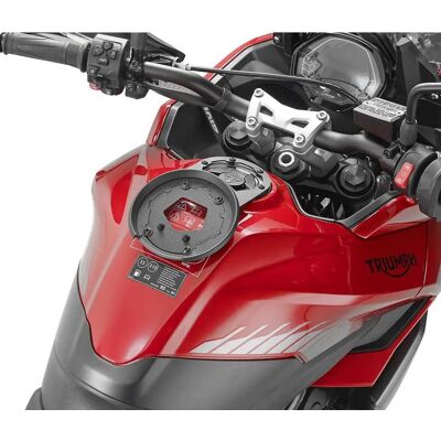 Soporte de tanque Givi Triumph Tiger Sport 660 Rojo - Bloqueo de tanque para moto Soporte de tanque Givi Triumph Tiger Sport 660 Rojo - Bloqueo de tanque para moto