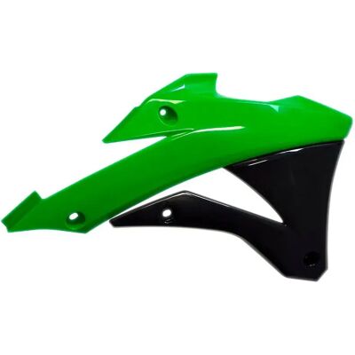 Race Tech KX 85 Cubierta de radiador verde - Cubierta de radiador Race Tech KX 85 Cubierta de radiador verde - Cubierta de radiador