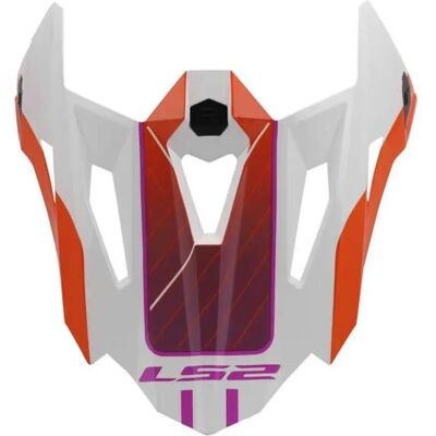 Ls2 Visera Mx703 Integrated Orange One Size Ls2 Visera Mx703 Integrated Orange One Size