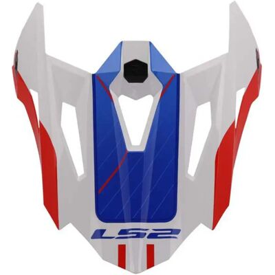 Ls2 Visera Mx703 Integrated White / Red / Blue One Size Ls2 Visera Mx703 Integrated White / Red / Blue One Size