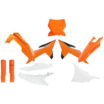 Rtech Kit De Plásticos Ktm 450 Sx-f/25 250 Sx/250 Sx-f 2025 OEM White / Orange One Size Rtech Kit De Plásticos Ktm 450 Sx-f/25 250 Sx/250 Sx-f 2025 OEM White / Orange One Size