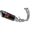 Akrapovic Racing Line Carbon Rs 650 21 Not Homologated Ref:s-a6r3-aplc Full Line System Negro,Plateado