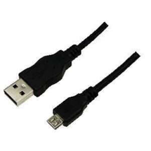 Logilink 5m USB A-USB Micro B cable USB Micro-USB B Negro